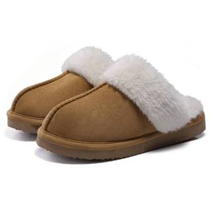 lot 339 image: Litfun Womens Fuzzy Memory Foam Slippers Fluffy Winter House Shoes Indoor and Outdoor, Chestnut 6 - Retail $17