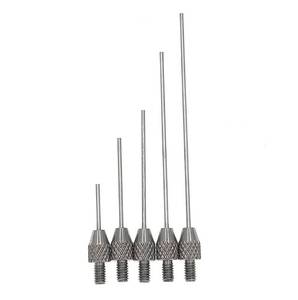 lot 378 image: Needle Contact Point Sets for Dial Indicator Depth Gauge 4-48 UNF Thread Shank 1mm Diameter 10mm to 50mm Length (A Set(1020304050mm Length)) - Retail $17
