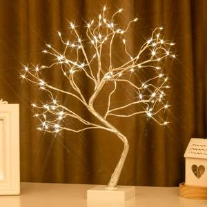 lot 401 image: PEIDUO Fairy Light Tree, 108 LED Lighted Trees for Decoration Inside, Christmas Tree with 9 Modes & Timer, Fairy Light Spirit Tree for Home Indoor Christmas Decoration - Retail $15