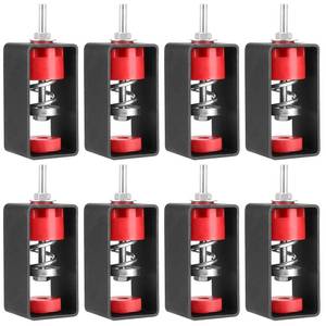 lot 405 image: SINJEUN 8 Pack Ceiling Spring Vibration Isolator Hangers, 110lbs Shock Absorber Anti Vibration Suspended Mounted with Removable Frame, Shockproof Damping Hanger for Studio, Home, KTV - Retail $28