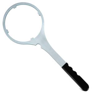 lot 407 image: Whole House Water Filter Wrench 6.29 in, Compatible with SPBW-2 Big Blue Metal Water Filter Housing Wrench - Retail $22