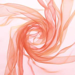 lot 421 image: MECCANIXITY Iridescent Sheer Organza Fabric, 2 Yards x 59 Inches Solid Holographic Shiny Fabric Organza Cloth for Wedding, Curtains, Costume, Photo Background, Gradient Dark Orange Red - Retail $10
