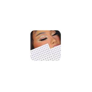 lot 454 image: QWALIT Face & Hair Gems - Stick On Rhinestones for Face & Hair - Prom Ready - Retail $6