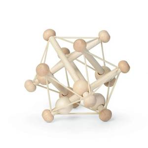lot 460 image: Manhattan Toy Skwish Natural Rattle and Teether Grasping Activity Toy - Retail $25