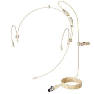 lot 467 image: J K Pro Earhook Headset Headworn Microphone MIC-J 071S Compatible with Shure Wireless System - Mini XLR TA4F Detachable Cable - Retail $46