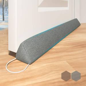 lot 530 image: SYIPO Triangle Door Draft Stopper��35.4 Weighted Under Door Draft Blocker Bottom Door Seal Noise & Air��Interior Sound Proof Door Snake Draft Insulation Stopper  Warm in Winter & Cool in Summer��Gray - Retail $20