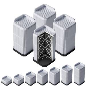 lot 61669 image: Heavy Duty Sofa Risers 5.5 Inch, Industrial-Grade Desk Raise Blocks for Couch, Table, Bed, Refrigerator, Washing Machine Anti-Slip, Shock Absorbing, Quiet, Supports up to 4000 lbs(White)