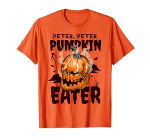 lot 61678 image: Spooky Halloween Cooking Peter Pumpkin Eater T-Shirt. XLarge. - Retail $18