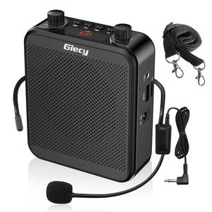 lot 61735 image: Portable Voice Amplifier, Giecy 30W 2800mAh Bluetooth Rechargeable Personal Voice Amplifier with Microphone Headset, PA System Speaker for Multiple Locations Classroom, Meetings and Outdoors - Retail $36