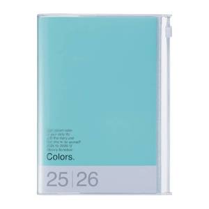 lot 61738 image: Weekly Vertical Planner 15 Months (Oct. 2025  Dec. 2026) with Soft Transparent PVC Cover, Refillable, Pocketed, for Daily Organizing & Planning (Mint)