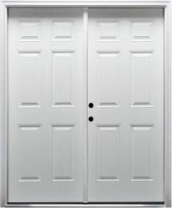 lot 27 image: 6-Panel Door - Classic White - Retail $1,800