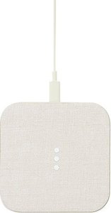 lot 18395 image: Courant - Essentials CATCH1 10W Qi-Certified Wireless Charger for iPhone and Android - Natural