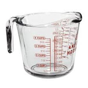 lot 18394 image: Anchor Hocking 4 Cup Measuring Cup