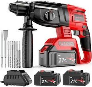 lot 18434 image: Wakyme Cordless Rotary Hammers Drill Kit