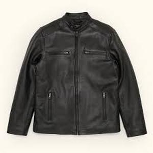 lot 18445 image: Black Brand Motorcycle Clothing Leather Jacket - XL
