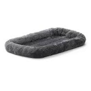 lot 18489 image: World Pet Products New World Gray Dog Bed  Bolster Dog Bed Fits Metal Dog  &