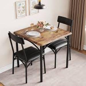 lot 18506 image: 3 Piece Dining Set for Small Spaces