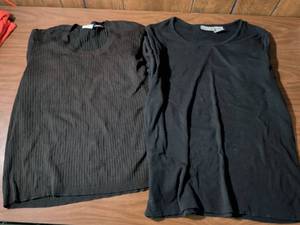 lot 3 image: White Stag Black Ribbed Sweater Bundle