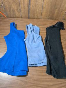 lot 25 image: 3 Piece Tank Top Bundle - Blue, Gray and Black