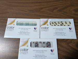 lot 43 image: Color Street Nail Polish Strips Set of 3