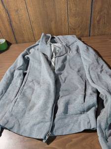 lot 72 image: Air Jordan Grey Full Zip Hoodie