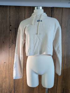 lot 116 image: Adidas R.Y.V. White Cropped Hoodie
