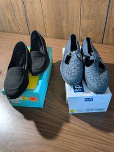 lot 128 image: Keds Womens Woven Mary Jane Flats Size 9