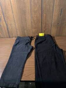 lot 147 image: Black Cotton Twill Work Pants Size XL