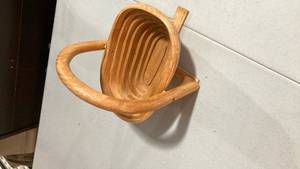 lot 2025 image: Collapsible Wooden Fruit Basket