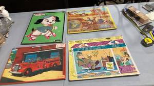 lot 2043 image: 1960s Whitman Frame-Tray Puzzle Collection
