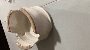 lot 2051 image: Traditional White Ceramic Bowl Fragment