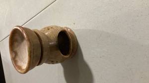 lot 2056 image: Decorative Brass Oil Burner