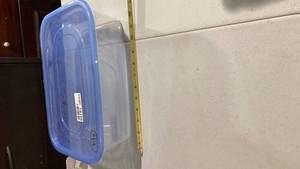 lot 2060 image: Large Rectangular Food Storage Container