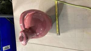 lot 2090 image: Pink Ceramic water jug