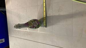 lot 2104 image: Floral Porcelain Vase