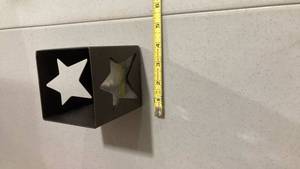 lot 2136 image: Party light iron candle holder