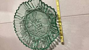 lot 2151 image: Cut Glass  Serving Dish