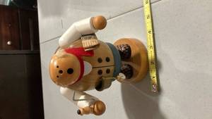 lot 2178 image: Wooden  Chef Figurine