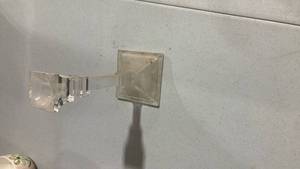 lot 2201 image: Clear Acrylic Display candle holder