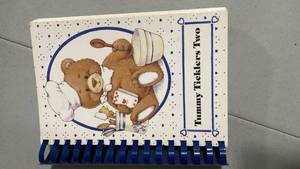 lot 2202 image: Teddy Bear Recipe Book with Blue Spiral Binding