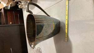 lot 2213 image: Tin pitcher