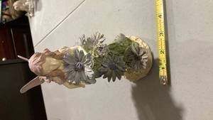 lot 2220 image: Decorative Floral Fairy Figurine