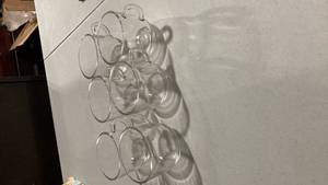 lot 2291 image: Clear Glass punch cups