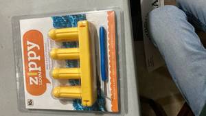 lot 2295 image: Zippy Loom Knitting Tool Set - Yellow