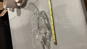 lot 2340 image: Cut Crystal  Centerpiece