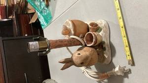 lot 2454 image: Bunny Decorative Table Lamp