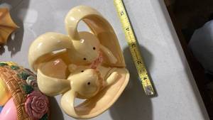 lot 2472 image: Ceramic Bunny Figurine