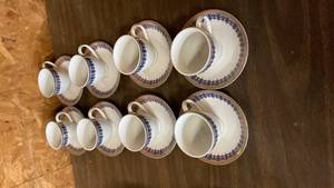 lot 2498 image: Blue and White Porcelain Tea Set - Made in China