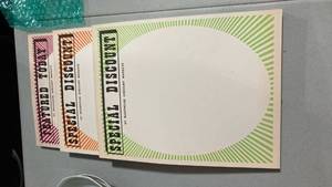 lot 2520 image: Three notepads 11x7 12 inch
