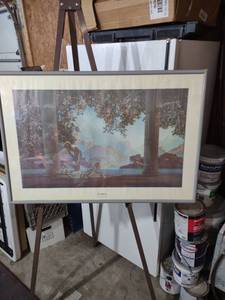lot 3922 image: Daybreak by Maxfield Parrish Framed Art Print